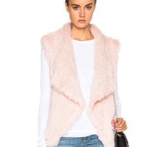 NICHOLAS Knitted Fur Vest Small OP $562
